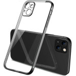Bodycell Back Cover HD Clear For iPhone 13 Black - (04-00870)