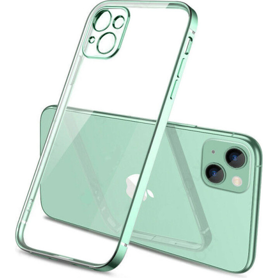 Bodycell Back Cover HD Clear For iPhone 13 mini Green - (04-00866)