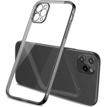 Bodycell Back Cover HD Clear For iPhone 13 Pro Max Black - (04-00880)