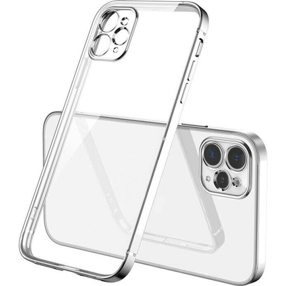 Bodycell Back Cover HD Clear For iPhone 13 Pro Max Silver - (04-00883)