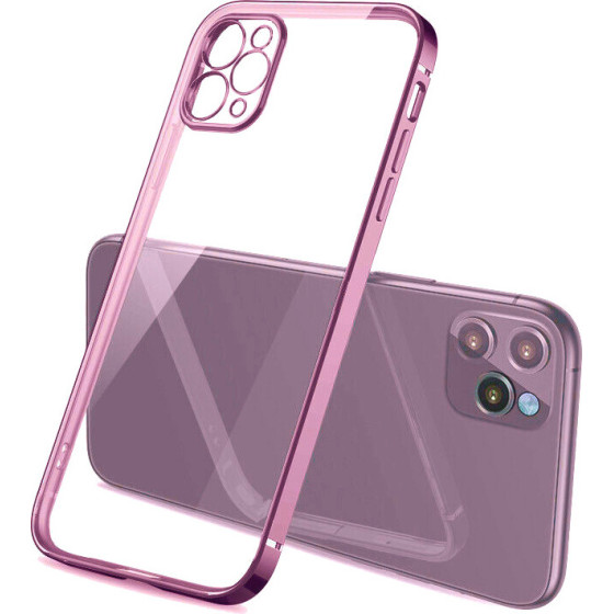 Bodycell Back Cover HD Clear For iPhone 13 Pro Violet - (04-00879)