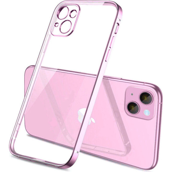Bodycell Back Cover HD Clear For iPhone 13 Violet - (04-00874)