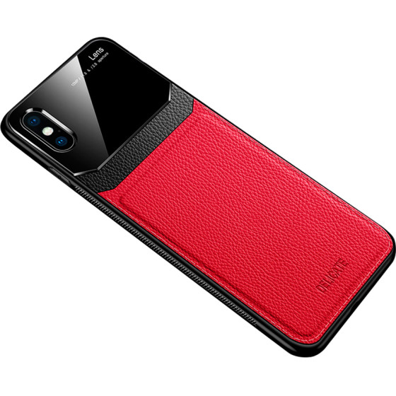Bodycell Back Cover Plexiglass For iPhone X/XS Red - (04-00039)