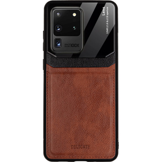 Bodycell Back Cover Plexiglass For Samsung S20 Ultra Brown - (04-00089)