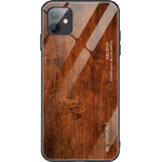 Bodycell Back Cover Wood Temp.Glass For iPhone 11 - (04-00589)