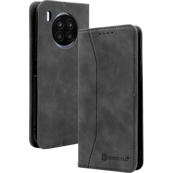 Bodycell Book Case Pu Leather Huawei Nova 8i Black - (04-00355)