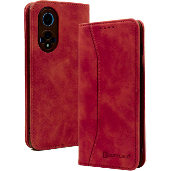 Bodycell Book Case Pu Leather Huawei Nova 9 Red - (04-00451)