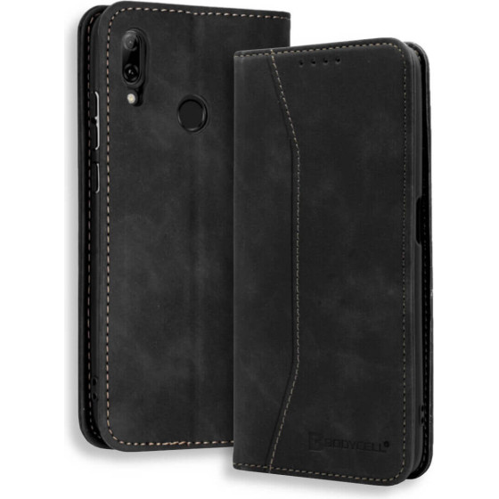 Bodycell Book Case Pu Leather Huawei P Smart 2019/Honor 10 Lite Black - (04-00507)