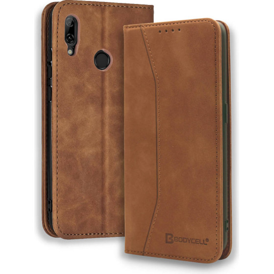 Bodycell Book Case Pu Leather Huawei P Smart 2019/Honor 10 Lite Brown - (04-00509)