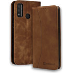 Bodycell Book Case Pu Leather Huawei P Smart 2020 Brown - (04-00514)