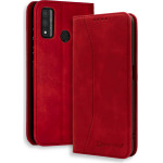 Bodycell Book Case Pu Leather Huawei P Smart 2020 Red - (04-00513)