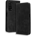 Bodycell Book Case Pu Leather Huawei P Smart 2021 Black - (04-00517)