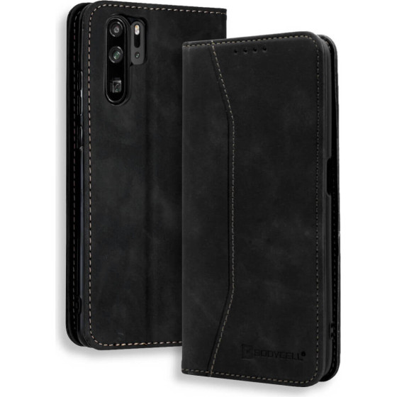 Bodycell Book Case Pu Leather Huawei P30 Pro Black - (04-00537)