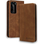 Bodycell Book Case Pu Leather Huawei P40 Pro Brown - (04-00559)