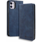 Bodycell Book Case Pu Leather iPhone 11 Blue - (04-00281)