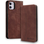 Bodycell Book Case Pu Leather iPhone 11 Dark Brown - (04-00280)