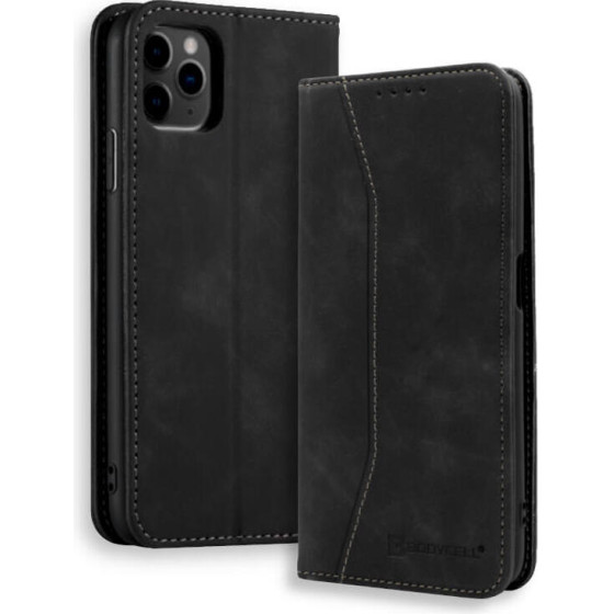 Bodycell Book Case Pu Leather iPhone 11 Pro Black - (04-00272)