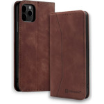 Bodycell Book Case Pu Leather iPhone 11 Pro Dark Brown - (04-00275)