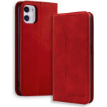 Bodycell Book Case Pu Leather iPhone 11 Red - (04-00278)