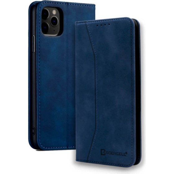 Bodycell Book Case Pu Leather iPhone 12 Pro Max Blue - (04-00234)