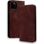 Bodycell Book Case Pu Leather iPhone 12 Pro Max Dark Brown - (04-00236)