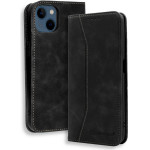 Bodycell Book Case Pu Leather iPhone 13 Black - (04-00829)