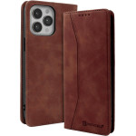 Bodycell Book Case Pu Leather iPhone 13 Pro Max Dark Brown - (04-00849)