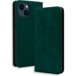 Bodycell Book Case Pu Leather iPhone 14 Green - (04-01176)
