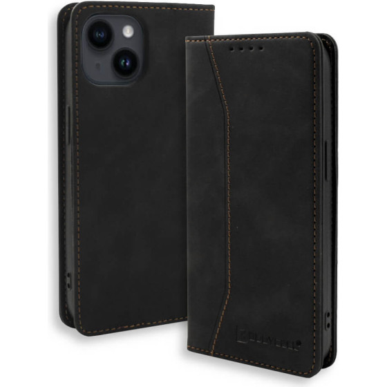 Bodycell Book Case Pu Leather iPhone 15 Black - (BB-00001)