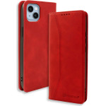 Bodycell Book Case Pu Leather iPhone 15 Red - (BB-00003)
