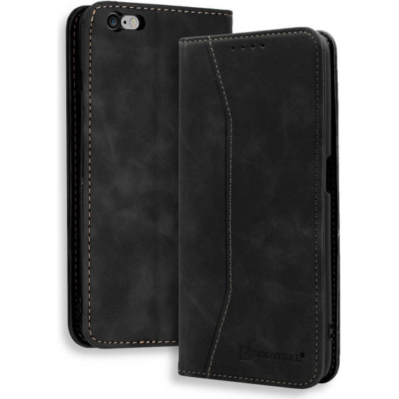 Bodycell Book Case Pu Leather iPhone 6/6s Black - (04-00237)
