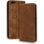 Bodycell Book Case Pu Leather iPhone 6/6s Plus Brown - (04-00244)