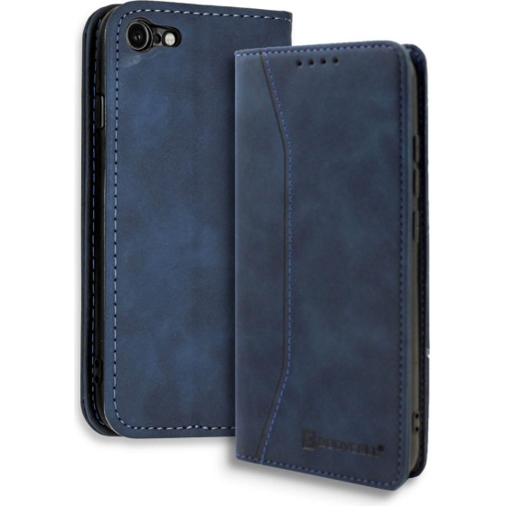 Bodycell Book Case Pu Leather iPhone 7/8/SE 2020 Blue - (04-00251)
