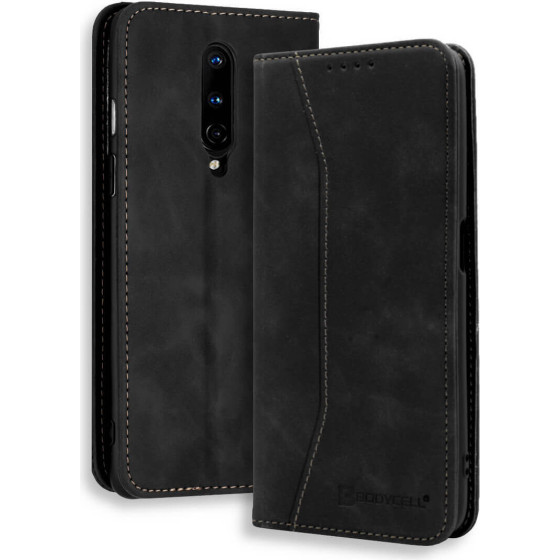 Bodycell Book Case Pu Leather OnePlus 8 Black - (04-00562)