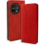 Bodycell Book Case Pu Leather OnePlus 11 5G Red - (04-01142)