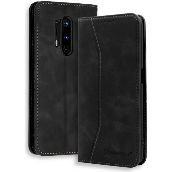 Bodycell Book Case Pu Leather OnePlus 8 Pro Black - (04-00567)