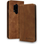 Bodycell Book Case Pu Leather OnePlus 8 Pro Brown - (04-00569)