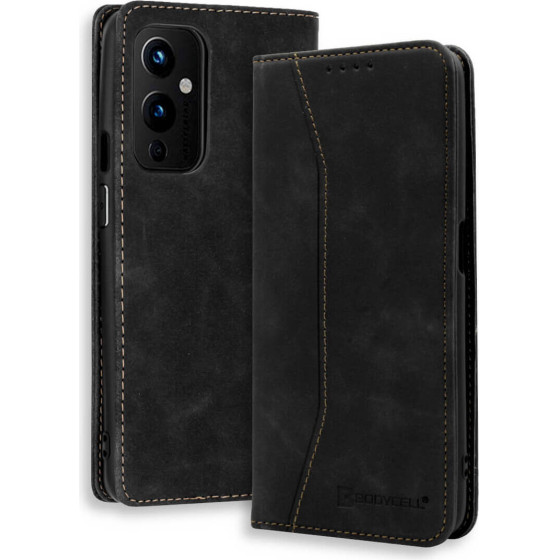 Bodycell Book Case Pu Leather OnePlus 9 Black - (04-00674)