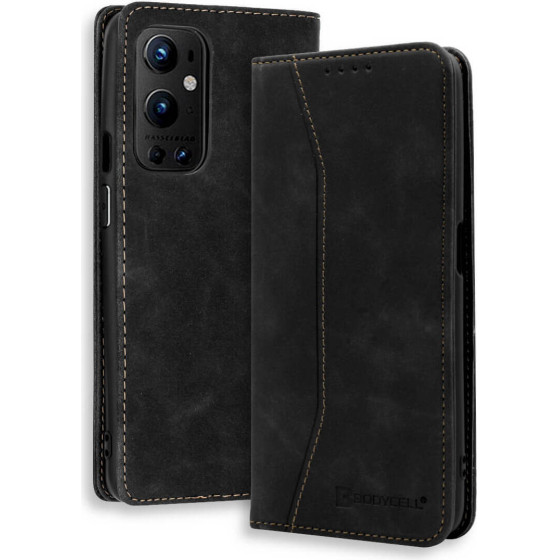 Bodycell Book Case Pu Leather OnePlus 9 Pro Black - (04-00677)