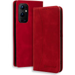 Bodycell Book Case Pu Leather OnePlus 9 Pro Red - (04-00679)
