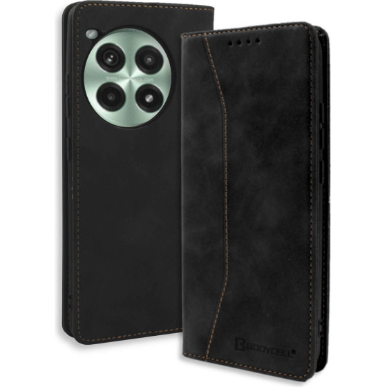 Bodycell Book Case Pu Leather Oneplus ACE 3 Pro 5G Black - (BB-00099)