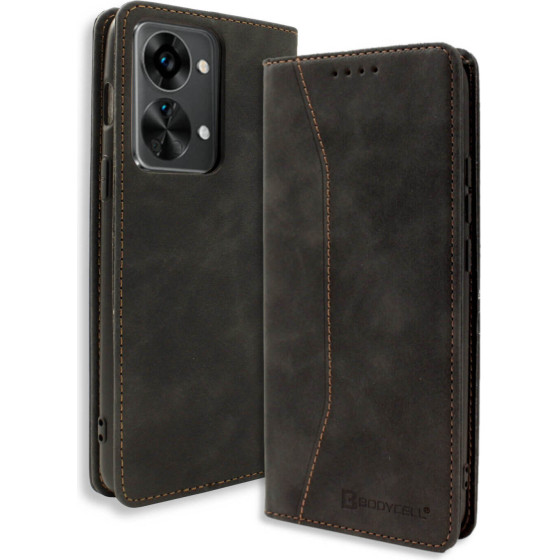 Bodycell Book Case Pu Leather Oneplus Nord 2T 5G Black - (04-01042)