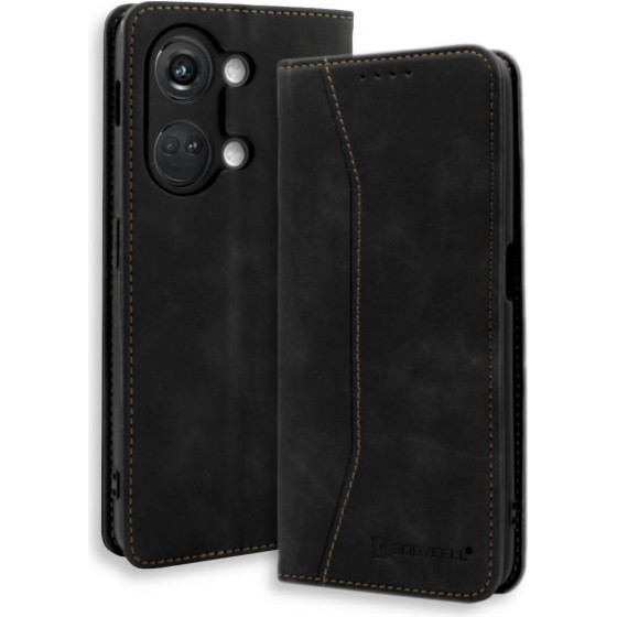Bodycell Book Case Pu Leather OnePlus Nord 3 5G Black - (04-01187)
