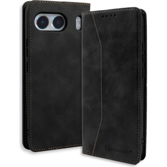 Bodycell Book Case Pu Leather Oneplus Nord 4 5G Black - (BB-00102)