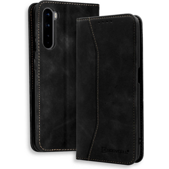 Bodycell Book Case Pu Leather OnePlus Nord Black - (04-00671)