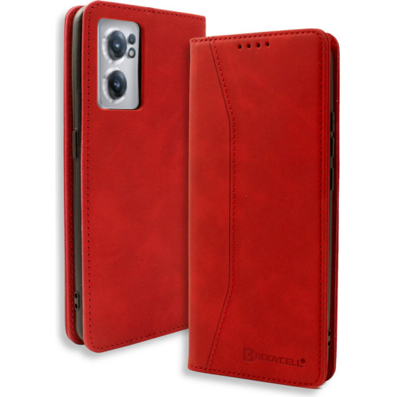 Bodycell Book Case Pu Leather Oneplus Nord CE 2 5G Red - (04-01047)