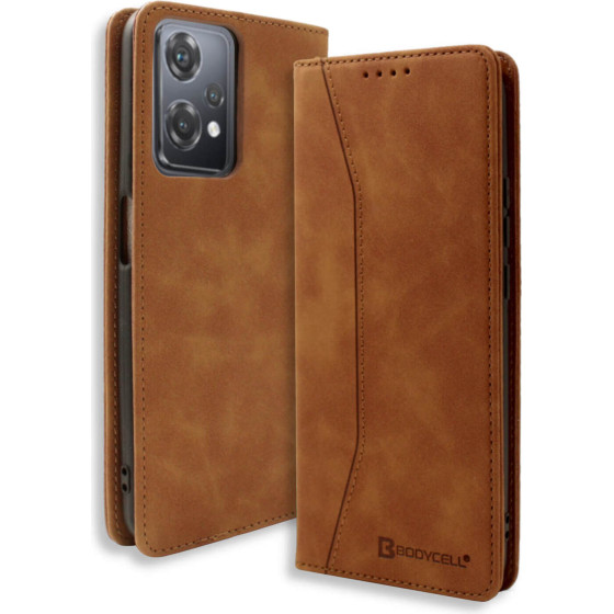 Bodycell Book Case Pu Leather Oneplus Nord CE 2 Lite 5G Brown - (04-01049)