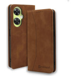 Bodycell Book Case Pu Leather Oneplus Nord CE 3 Lite Brown - (04-01171)