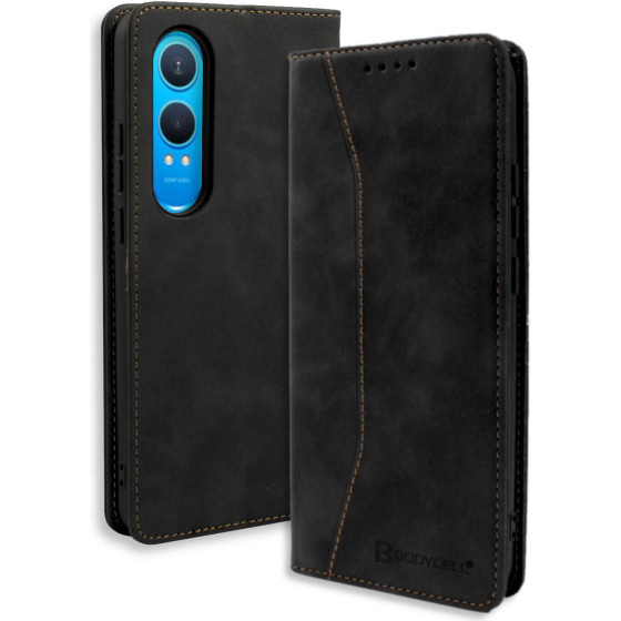 Bodycell Book Case Pu Leather Oneplus Nord CE 4 Lite 5G Black - (BB-00105)