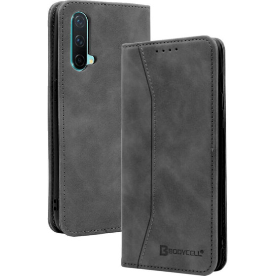 Bodycell Book Case Pu Leather Oneplus Nord CE 5G Black - (04-00345)